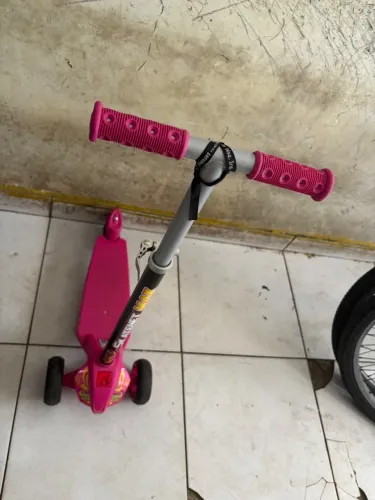 Patinete 3 rodas com led