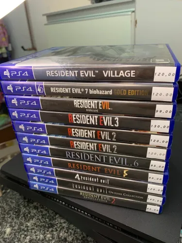 Coleção 11 jogos resident evil!