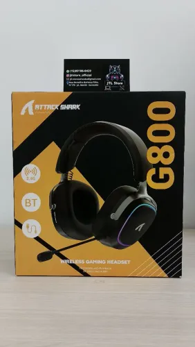 Headset Gamer Attack Shark G800 S/ Fio Black