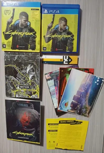 Cyberpunk ps4 edição na luva