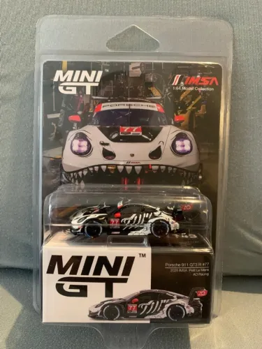 Mini GT Porsche 911gt3 R #77 Imsa Petit Rexy Skeleton #1143