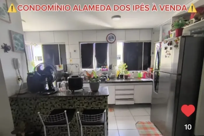 Apto no Alameda dos Ipês próx da Kennedy com 2 quartos móveis planejados financia