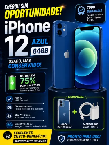 iPhone 12 azul 64GB