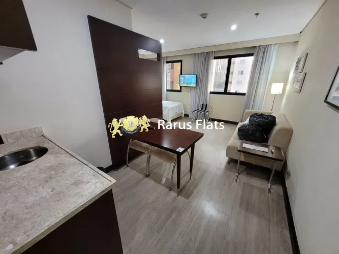 Rarus Flats - Flat para locação - Transamérica Executive Chácara Sto. Antônio