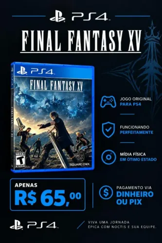JOGO PS4 - FINAL FANTASY XV