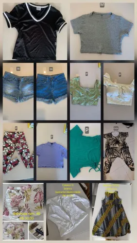 Lote roupas e mais