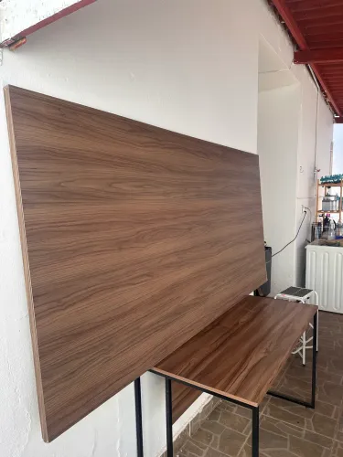 Vendo mesa de escritório (2,16x1,00) - acompanha mesa de base e tampo