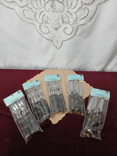 Antigos Talheres De Jantar Lehavi Dark Bamboo