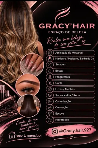 Aplicação de mega-hair,selagem, botox,manicure,pedicure,banho de gel,luzes...etc.