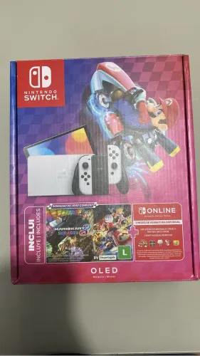 Nintendo Switch Oled - Perfeito Estado e Completo!