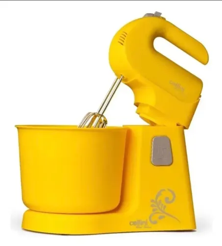 Batedeira Cellini Maxi Deluxe 300w - 4 Velocidades Cor Amarelo