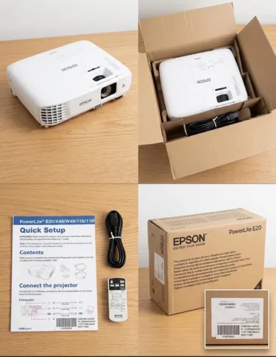 Projetor Epson E20 - Novo na Caixa
