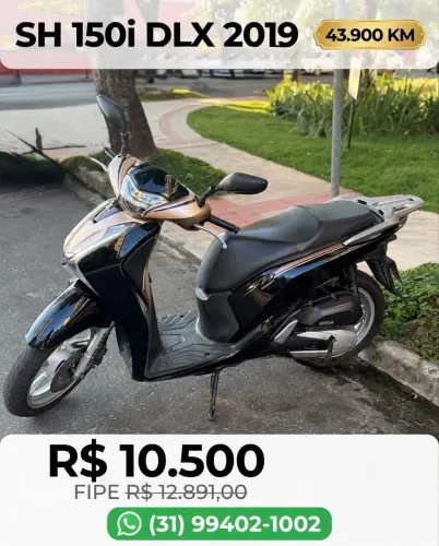 Vendo moto Sh150i _ R$10.500