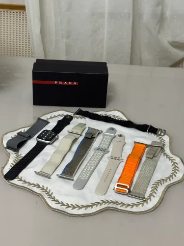 Apple Watch Séries 8 + 7 Pulseiras - Impecável