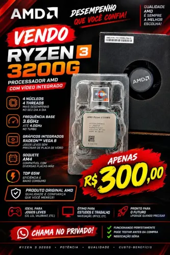 Processador AMD Ryzen 3 3200G