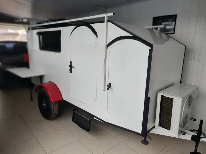 Mini trailer de acampamento 