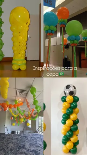 Balões e arcos para festas e lojas