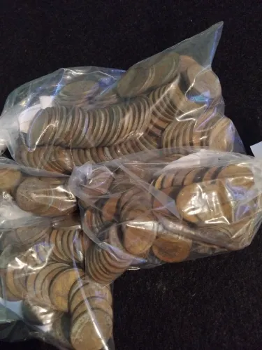 Lote de moedas antigas