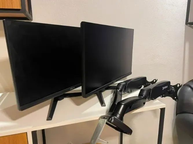 Monitores Asus TUF 25 + Suporte Duplo de Monitor - OBSERVAÇÃO LEIA A DESCRIÇÃO
