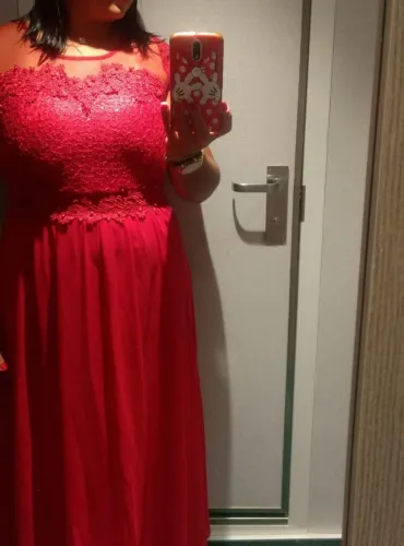 Vestido de festa vermelho