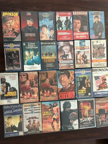 Várias VHS Com Charles Bronson 5 Por 100 Reais