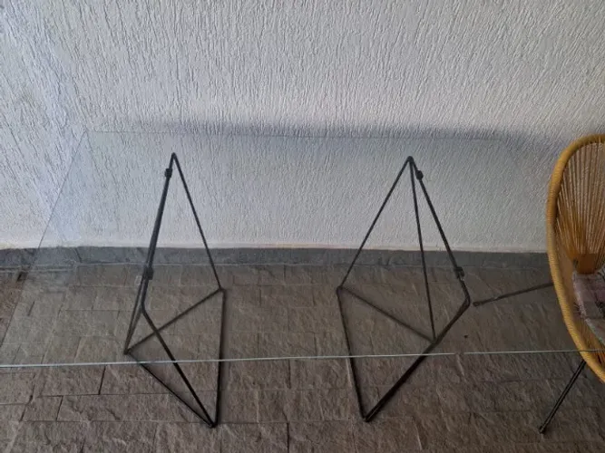Mesa tampo de vidro - Tok-Stok