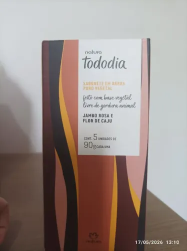Sabonete Natura Tododia Jambo Rosa e Flor de Caju (5 unidades)