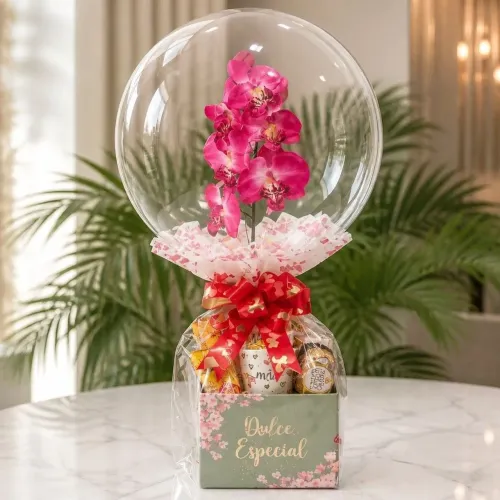 Cesta Café da Manhã Box Orquídea Encantada