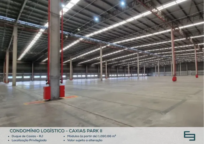 Galpão para alugar em Duque de Caxias/RJ com 1.280,66 m² e 6 docas