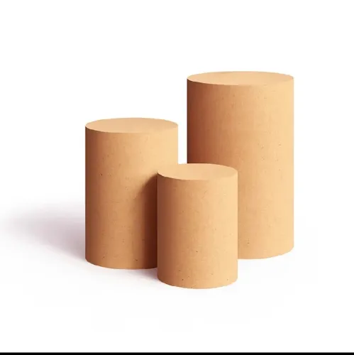 3 mesas de cilindros lisos MDF