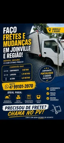 Fretes e mudanças em Joinville e região 