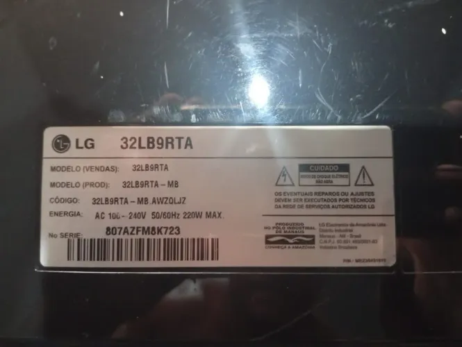 Duas TVs uma LG no valor de 200 reais e a outra Samsung no valor de 150 