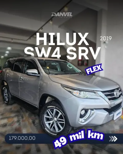 Toyota Hilux SW4 SRV 4X2 2.7 Flex 16V Aut. 2019