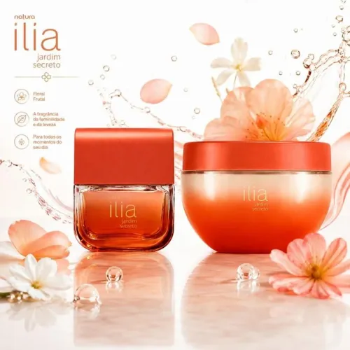 KIT HIDRATANTE E DEO PARFUM JARDIM SECRETO