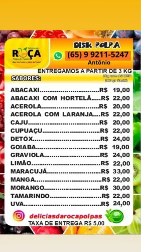 Polpas de Frutas