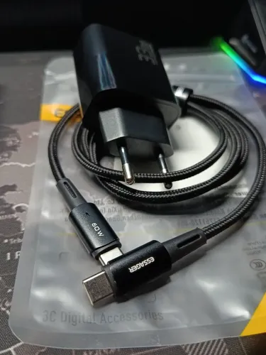 ? carregador Essager Original 33w tipo c 60w turbo / iPhone e Android