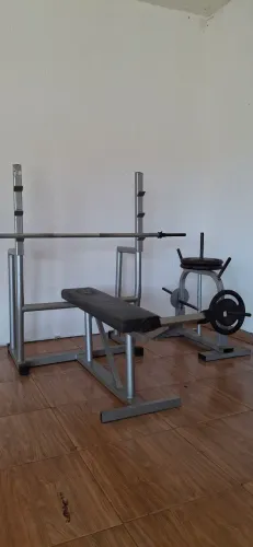 LOTE DE EQUIPAMENTOS para musculação