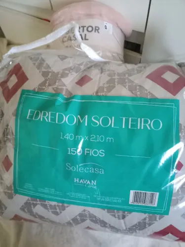 Novo: kit cobertor+ edredom HAVAN