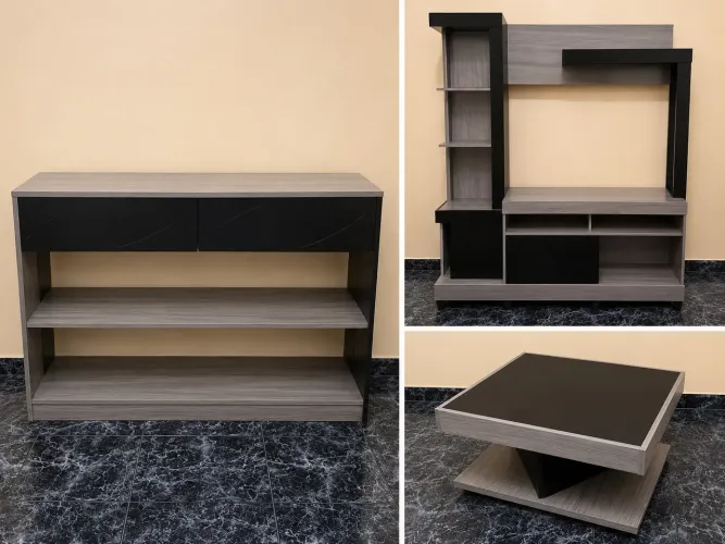 Conjunto de móveis para sala - 3 peças por R$ 500