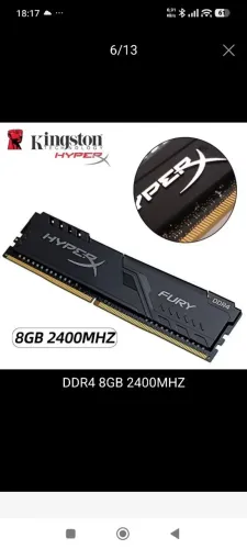 Memória Ram 8GB DDr4  - 2400 MHZ