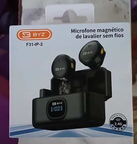 Microfone magnético sem fio