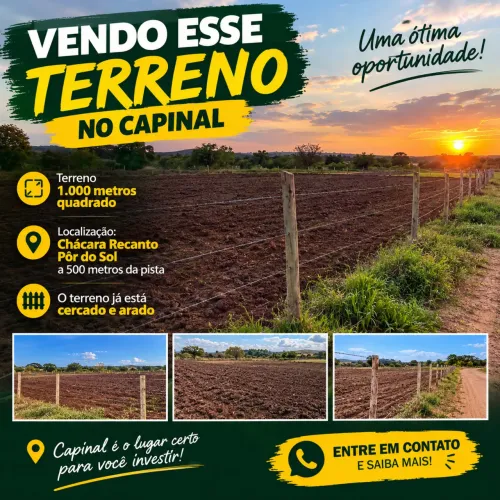 Terreno no capinal