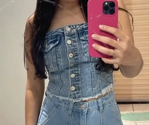 Cropped Jeans