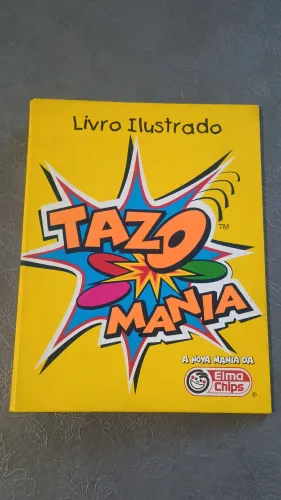 Livro ilustrado Elma Chips tazos .