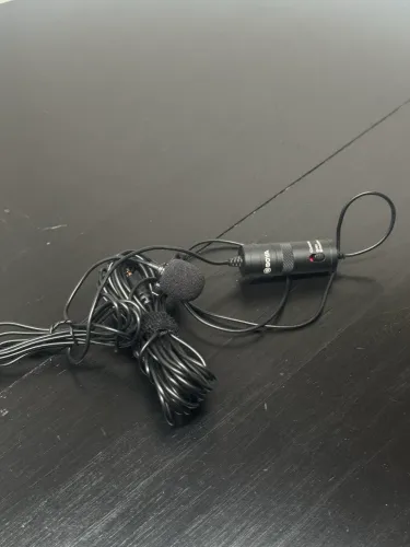 Microfone Lapela Boya  - Novo 