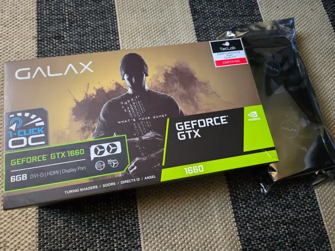 GTX 1660 NVIDIA - PLACA SEMINOVA