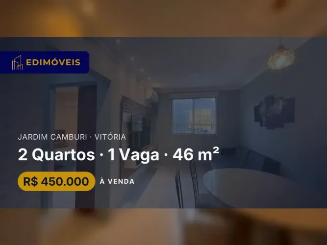 Apartamento 2 quartos em Jardim Camburi, ideal para quem busca tranquilidade