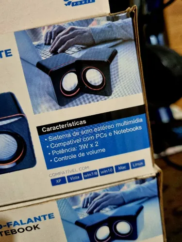 caixa de som para pc e notebook 