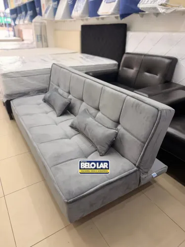 Sofá Cama em Veludo premium 
