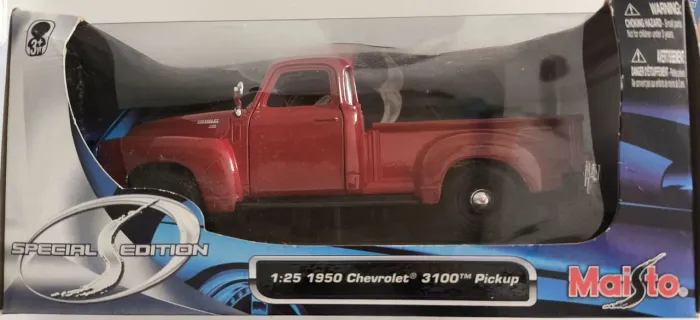 Miniatura 1950 Chevrolet 3100 Pickup 1:25 Maisto - Special Edition (Na Caixa)